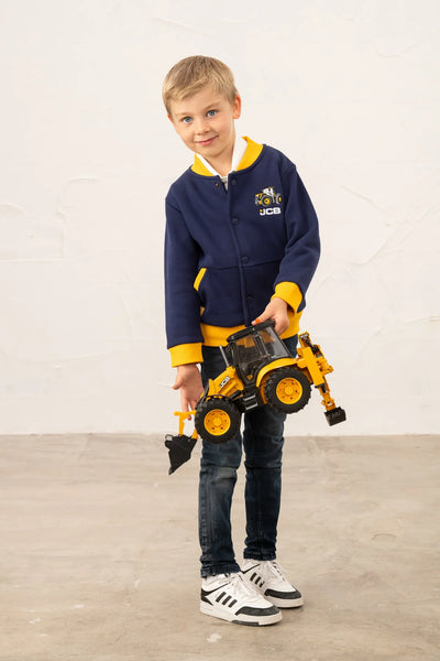 Little Lighthouse Boys Spencer Varsity Jacket - JCB Navy