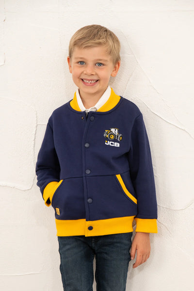Little Lighthouse Boys Spencer Varsity Jacket - JCB Navy
