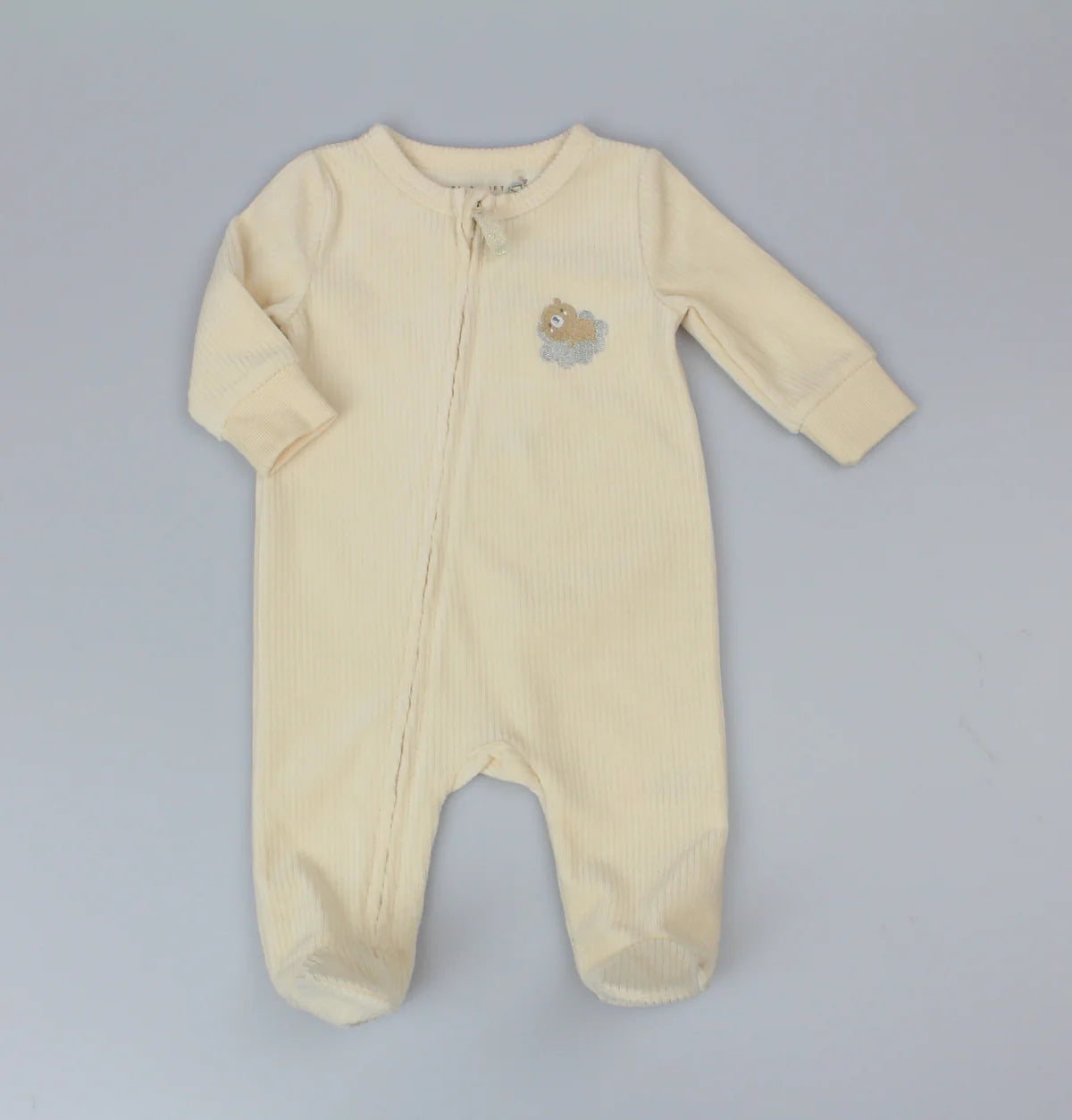 Pure & Soft Premium Babywear Baby's ' Velour All In one H13517 Yellow