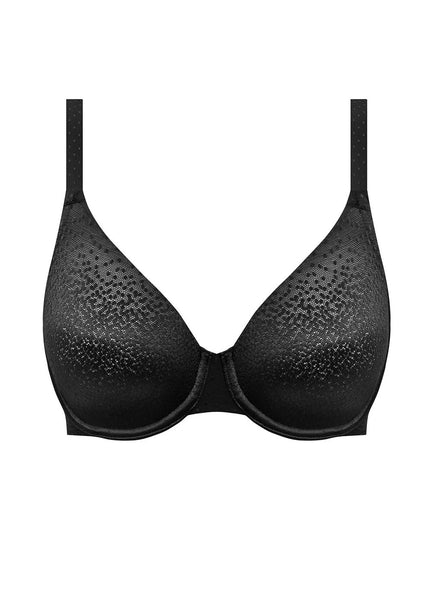 Wacoal Back Appeal Classic  Ladies Underwire  Smooth Bra Black