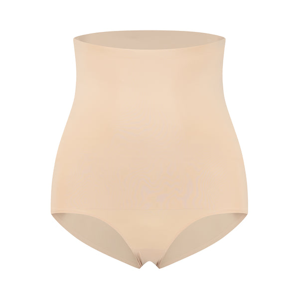 ByeBra Waist Control High Waist Brief Beige