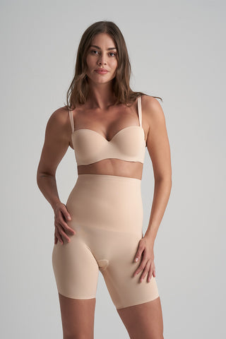 ByeBra Waist Control High Waist Short Beige