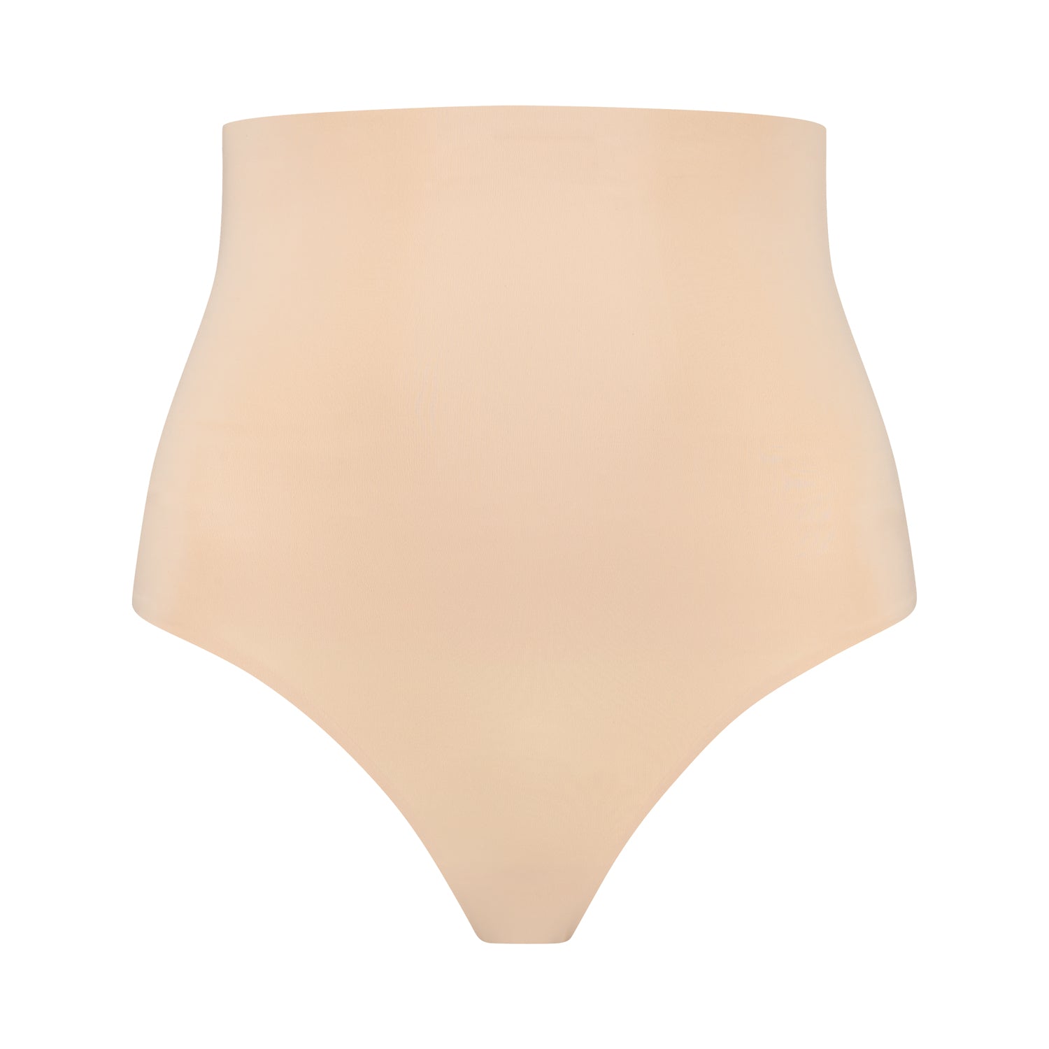 ByeBra Waist Control High Waist Thong Beige