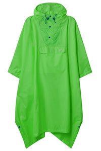 MIAS Origin 2 Packable Waterproof Poncho Neon Green