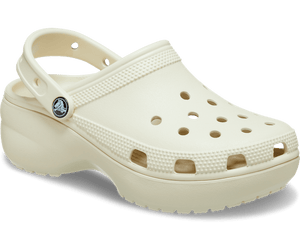 Crocs Women's Classic Platform Clog #206750 Bone