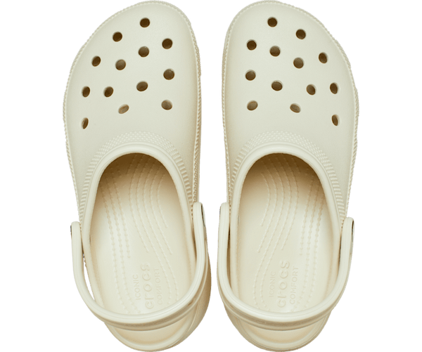 Crocs Women's Classic Platform Clog #206750 Bone