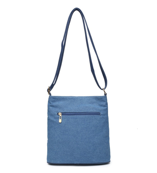 MODA LADIES FASHION DENIM CROSS BODY BAG ZQ-11105