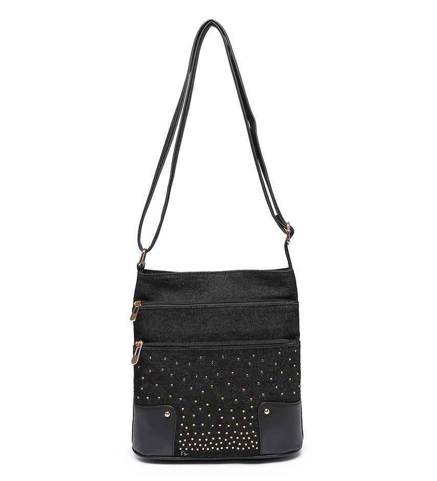 MODA LADIES FASHION DENIM CROSS BODY BAG ZQ-11105