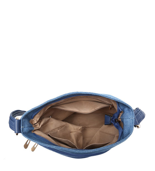 MODA LADIES FASHION DENIM CROSS BODY BAG ZQ-11105
