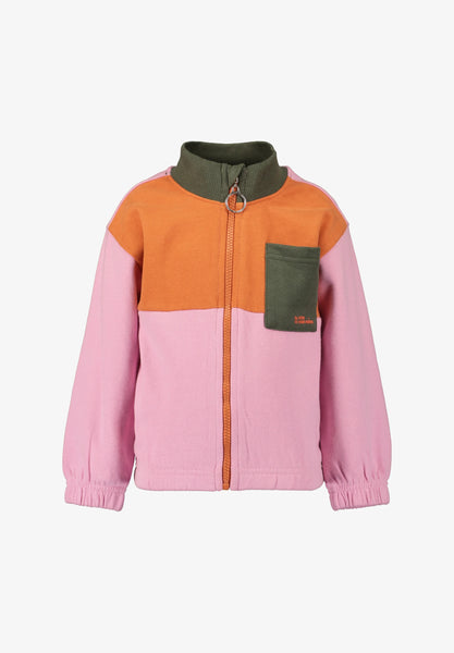 Blue Seven Girls' Long Sleeve Zip Sweatshirt 764706-4121 Azelea