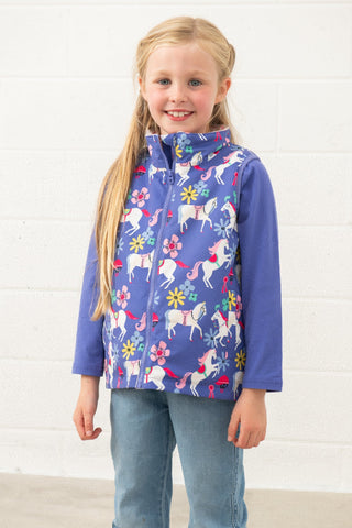 girls  horse  gilet