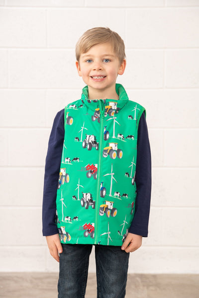 boys tractor gilet ireland
