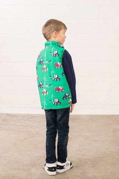 boys tractor gilet ireland