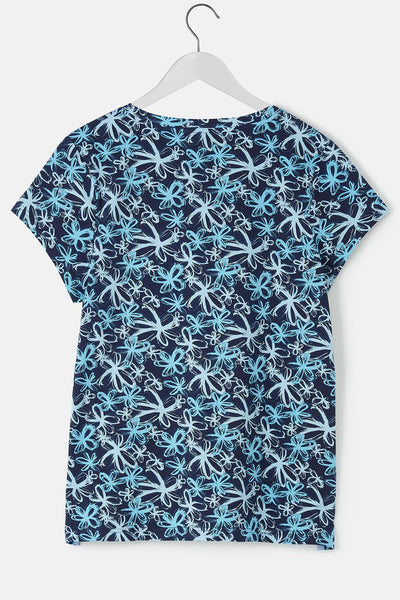 Lighthouse Ladies Ariana Tee - Navy Floral