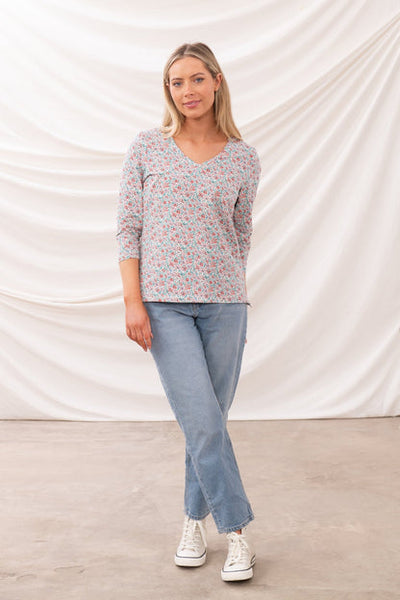 Lighthouse Ladies Ariana Top - Ditsy Floral