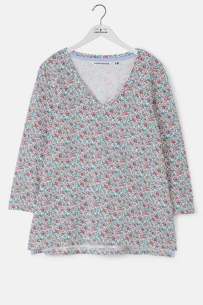 Lighthouse Ladies Ariana Top - Ditsy Floral