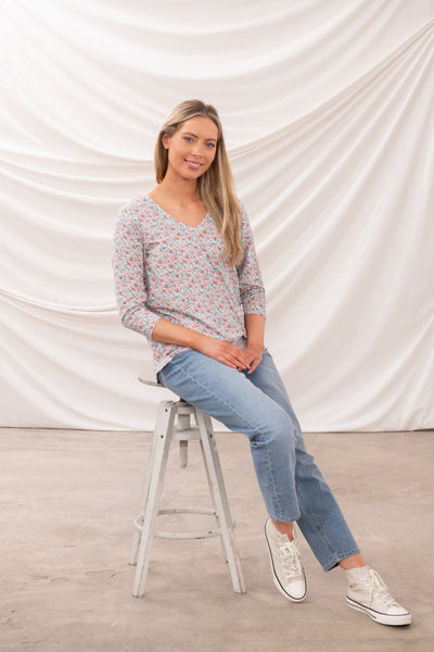 Lighthouse Ladies Ariana Top - Ditsy Floral