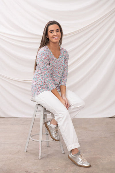 Lighthouse Ladies Ariana Top - Ditsy Floral