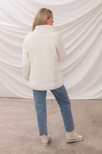 Lighthouse Ladies Bay Sherpa Fleece - Coconut