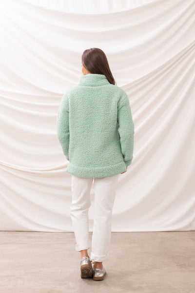 Lighthouse Ladies Bay Sherpa Fleece - Soft Sage
