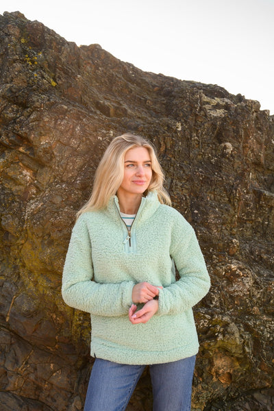 Lighthouse Ladies Bay Sherpa Fleece - Soft Sage