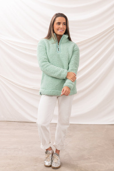 Lighthouse Ladies Bay Sherpa Fleece - Soft Sage