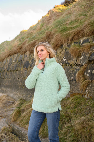Lighthouse Ladies Bay Sherpa Fleece - Soft Sage