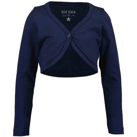 Blue Seven Girls' Knit Long Sleeve Bolero 717624 Ultramarine