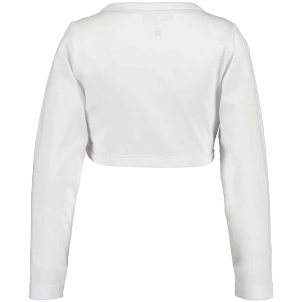 Blue Seven Girls' Knit Long Sleeve Bolero 717624 White