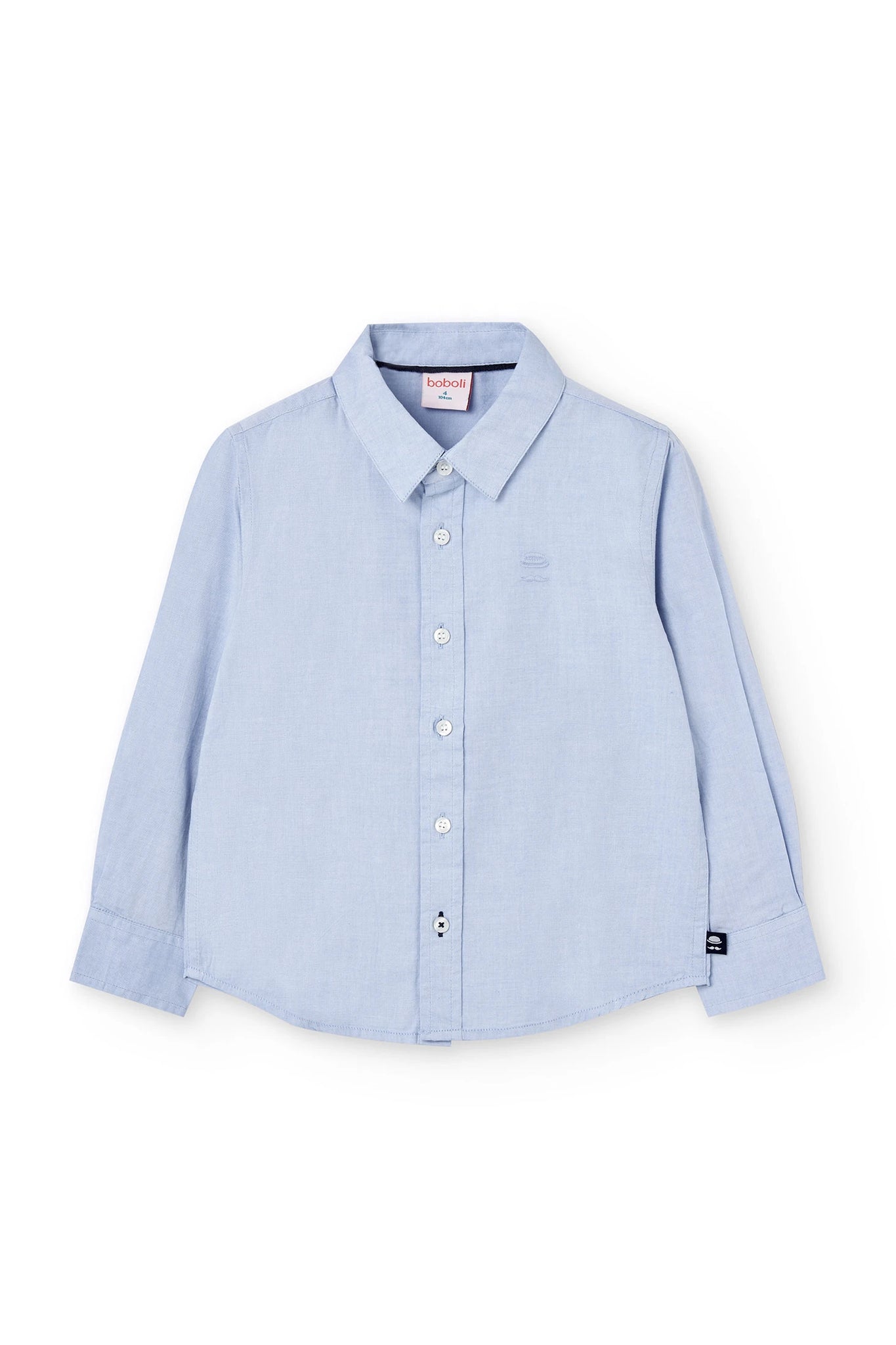 Boboli Boy's Oxford Shirt 730022 Pale Blue