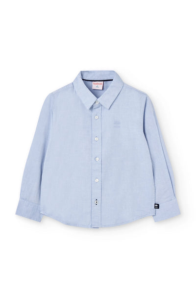 Boboli Boy's Oxford Shirt 730022 Pale Blue