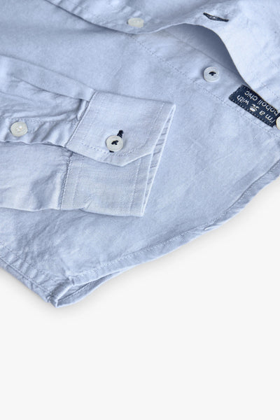 Boboli Boy's Oxford Shirt 730022 Pale Blue
