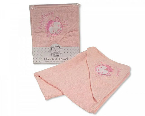 Snuggle Baby Hooded Bath Towel Pretty Princess BW-120-013