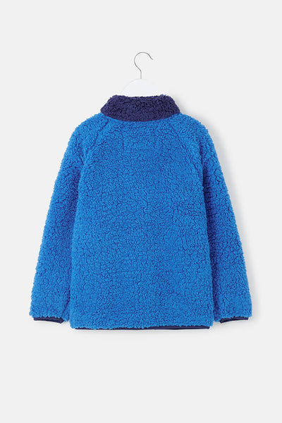 Little Lighthouse Boy's Caden Fleece - Blue Tractor