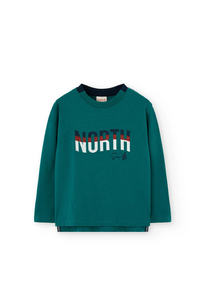 Boboli Boy's Long Sleeved TShirt 502029 Bright Green North