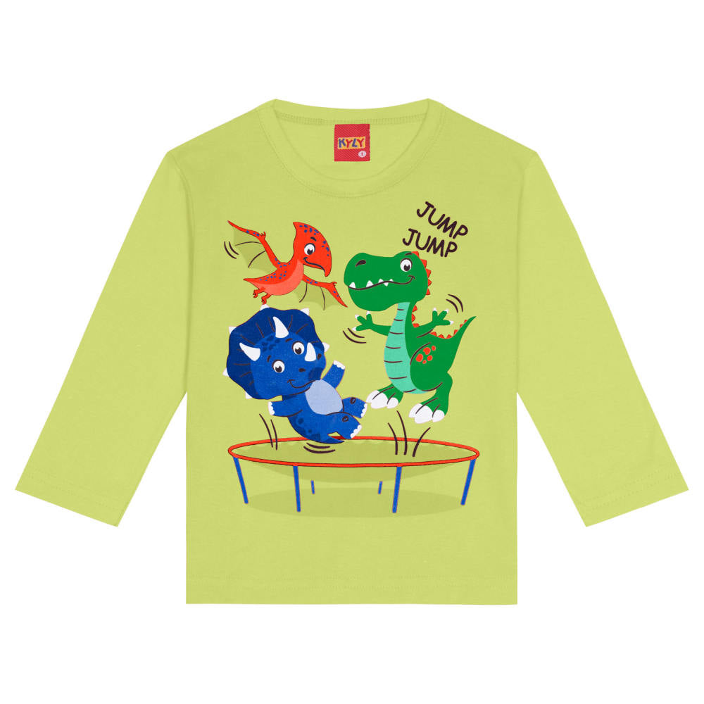 Kyly Baby Boys' Long Sleeve Tshirt 1000100 Lime