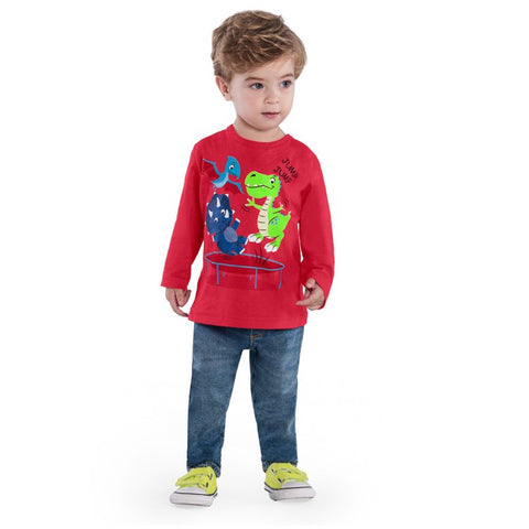 Kyly Baby Boys' Long Sleeve Tshirt 1000100 Red