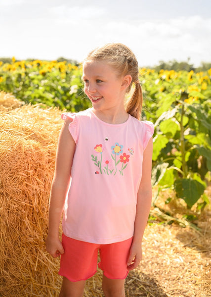 Little Lighthouse Causeway Swing Tee - Flower-Butterfly