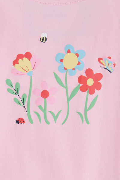 Little Lighthouse Causeway Swing Tee - Flower-Butterfly