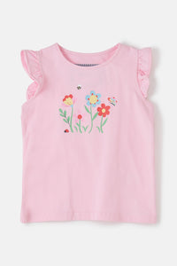 Little Lighthouse Causeway Swing Tee - Flower-Butterfly