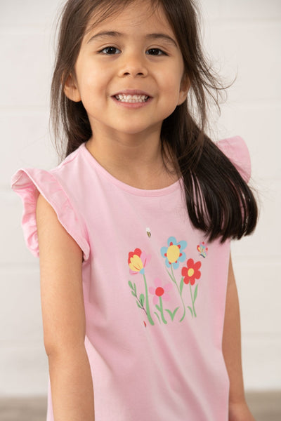 Little Lighthouse Causeway Swing Tee - Flower-Butterfly