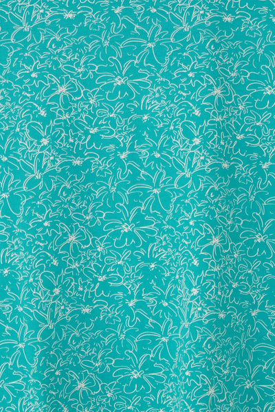 Lighthouse Ladies Causeway Tee - Soft Teal Floral