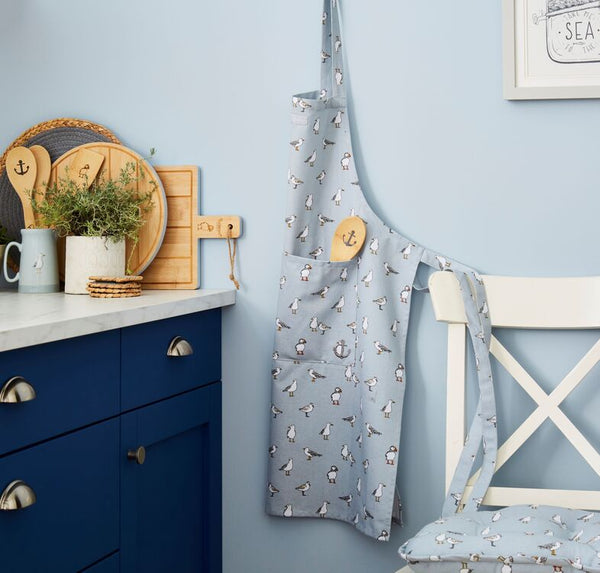 Cooksmart Coastal Birds Recycled Yarn Apron AP2569