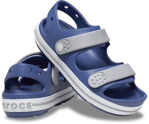 Crocs Kids' Crocband™ Cruiser Sandal Bijou Blue-Light Grey