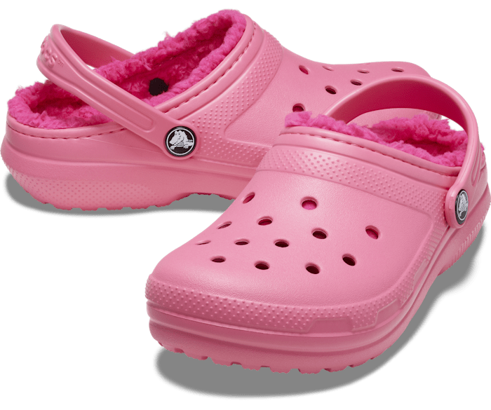 CROCS KIDS CLASSIC LINED CLOG Hyper Pink Charles Fay