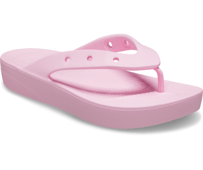 Blue crocs with flamingos outlet
