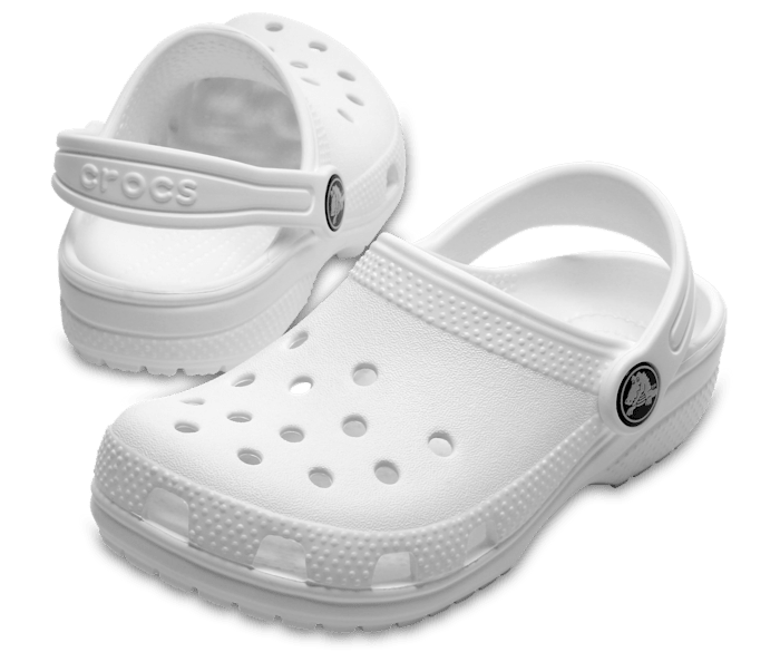 Crocs Toddler Classic Clog White.