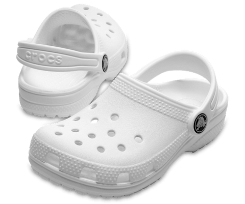 Crocs  Classic  Kids Clog White