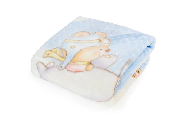 Pielsa Boxed Baby Cot Blanket 6378B Blue (110x140cm)