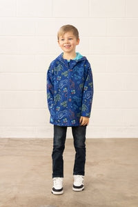 Little Lighthouse Ethan Jacket - Royal Gaming Print